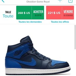 Authentic Jordan 1 obsidian for sale